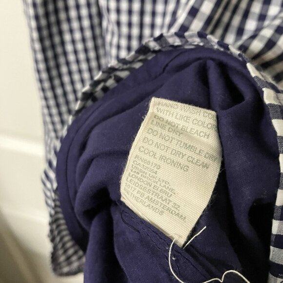 Anthropologie Forever That Girl Mini Dress Womens 8 Puff Sleeve Gingham Picnic - Picture 6 of 11